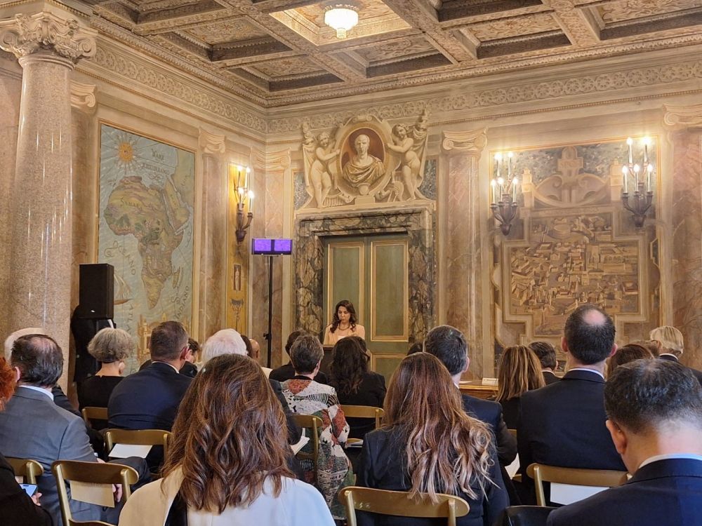 L'amb. Ligia Margarita Quessep Bitar - foto: Ambasciata