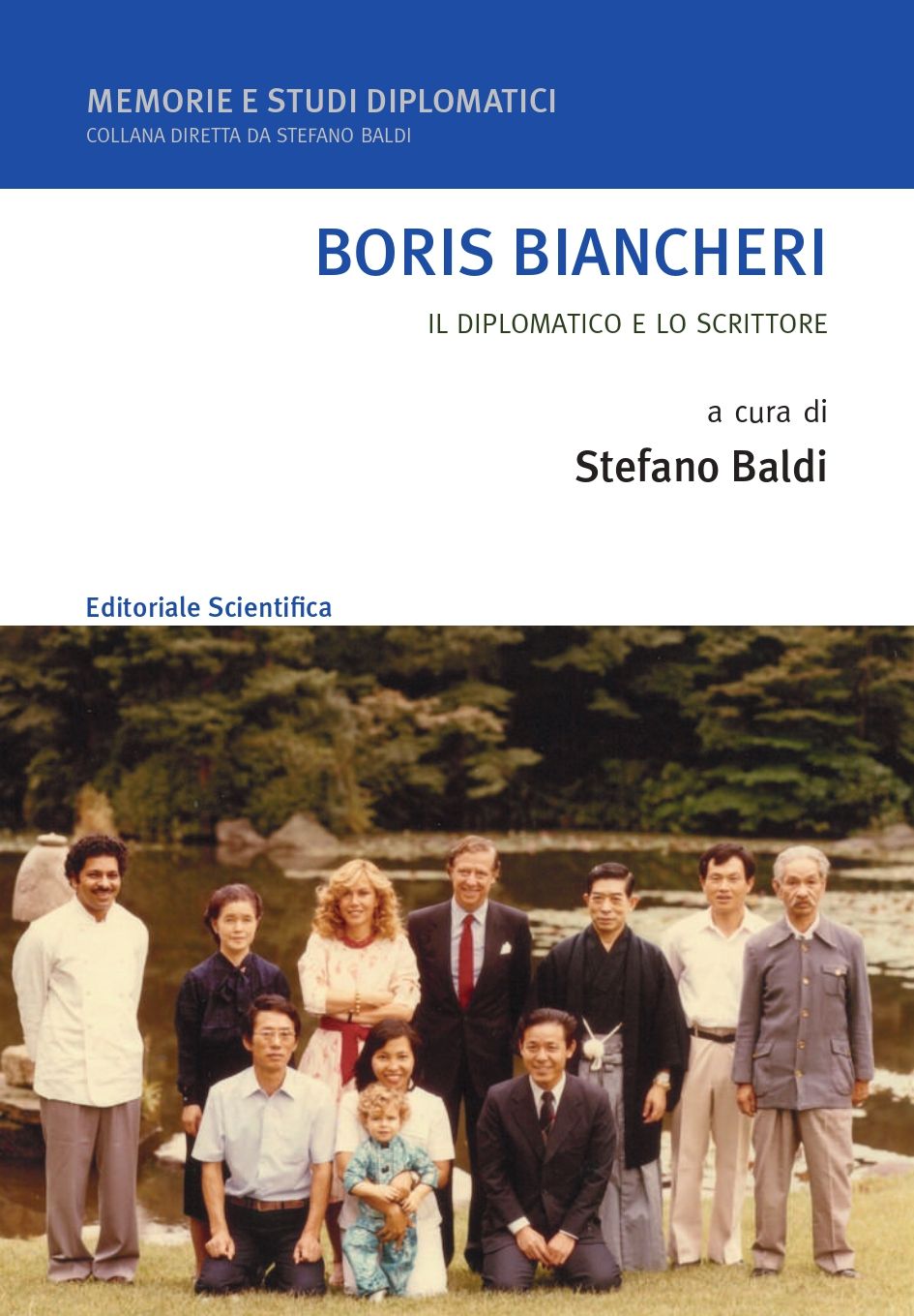 La copertina del libro sull'amb. Boris Bancheri