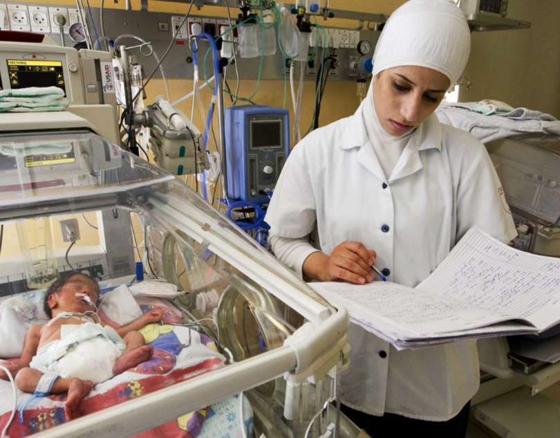 Un ospedale in Palestina (Foto www.orderofmalta.in)