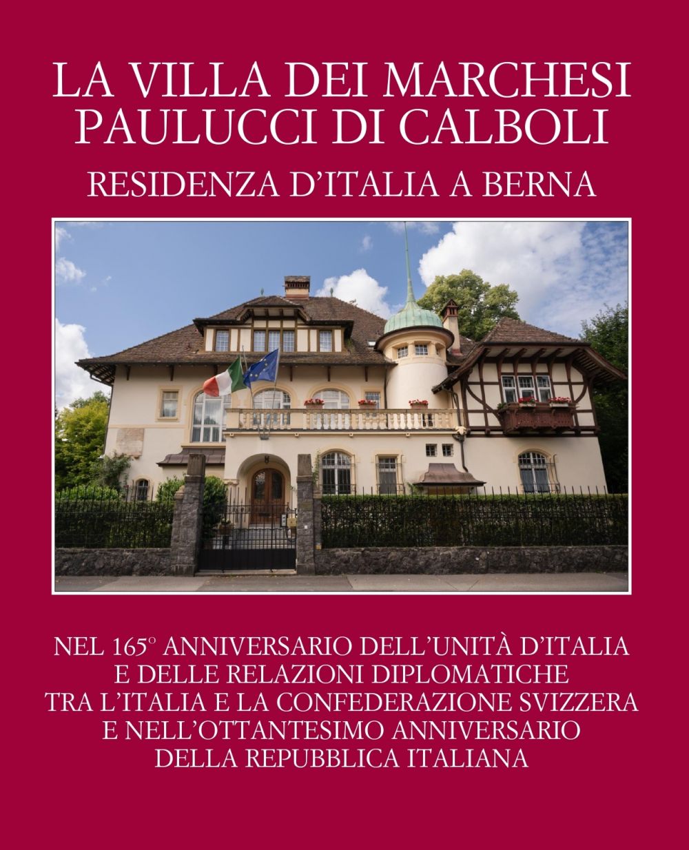 La copertina del volume dell'amb. Gaetano Cortese sull'ambasciata d'Italia a Berna