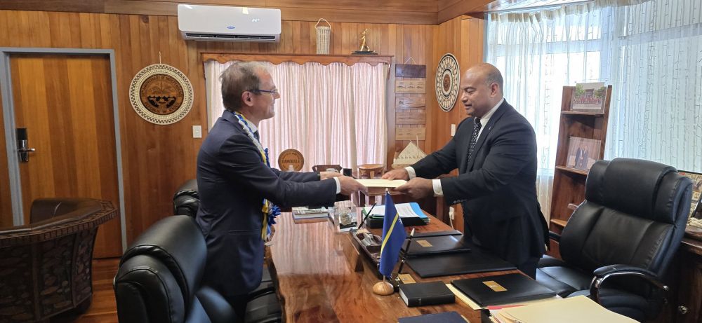 Amb. Lener presenta credenziali al presidente Repubblica Nauru - foto: Ambasciata