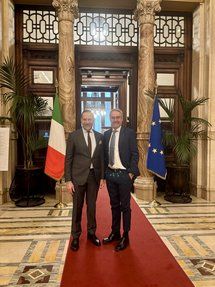 Amb. Michael Rendi a Montecitorio con on. Dieter Steger, presidente SVP - foto: Ambasciata
