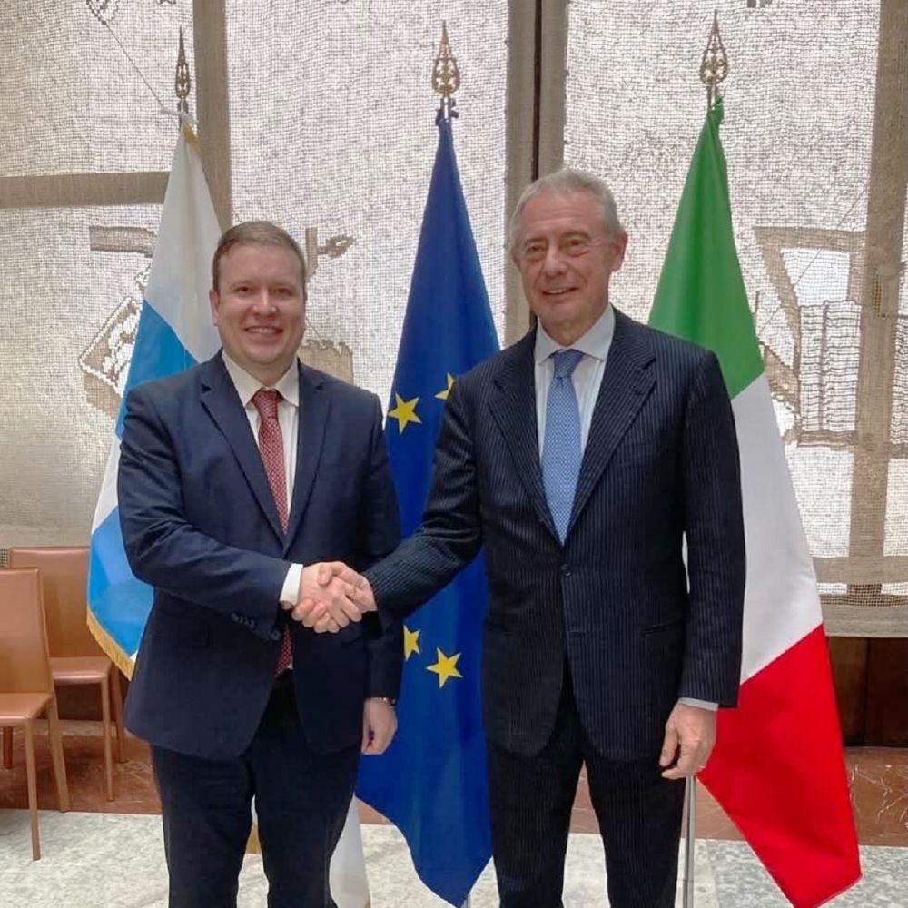 Ministri Tavio e Urso - foto: Mimit