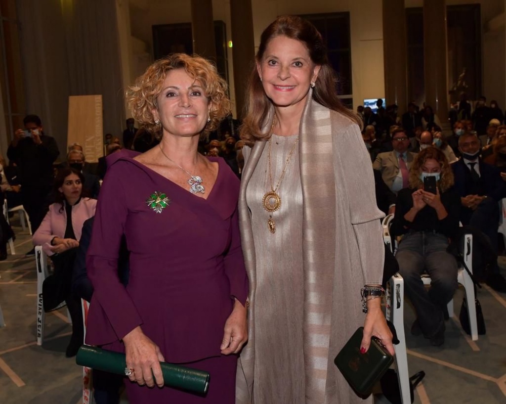 Vicepresidente Marta Lucia Ramirez con Antonella Cavallari IILA