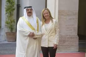 Meloni riceve Hamad bin Isa Al Khalifa