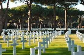 Il cimitero militare USA di Anzio