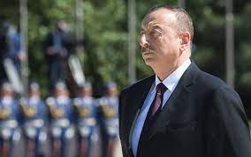 Il presidente azero Ilham Aliyev