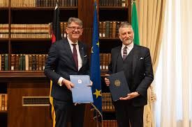 I ministri Giuli e Weimer - foto: Ufficio Stampa