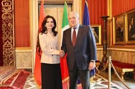 I ministri Tajani e Spiropali - foto: RTSH