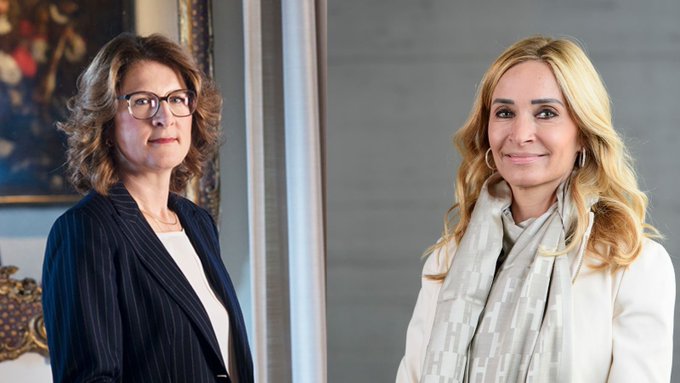 Da sinistra gli ambasciatori Rita Adam e Monika Schmutz Kirgöz