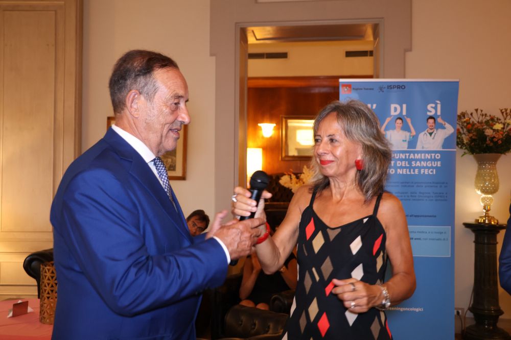 Il decano Fabio Fanfani e Simona Dei di ISPRO - Foto: Corpo Consolare Firenze