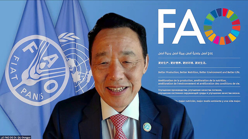 FAO il Direttore Generale Qu Dongyu