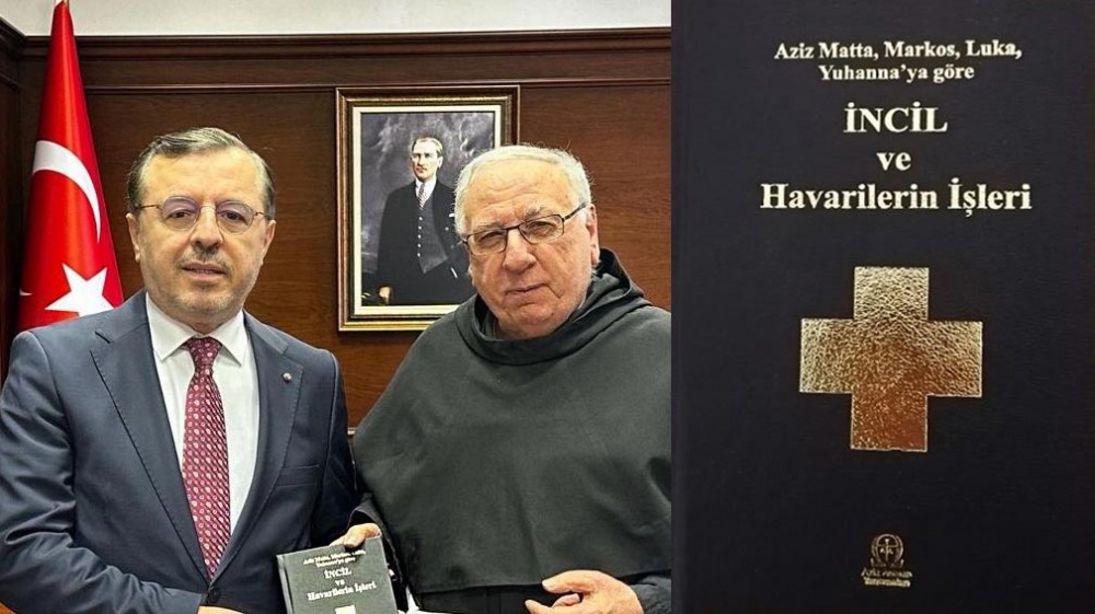 Fra Paolo Fiasconaro e Lütfullah Göktaş, ambasciatore della Turchia presso la Santa Sede
