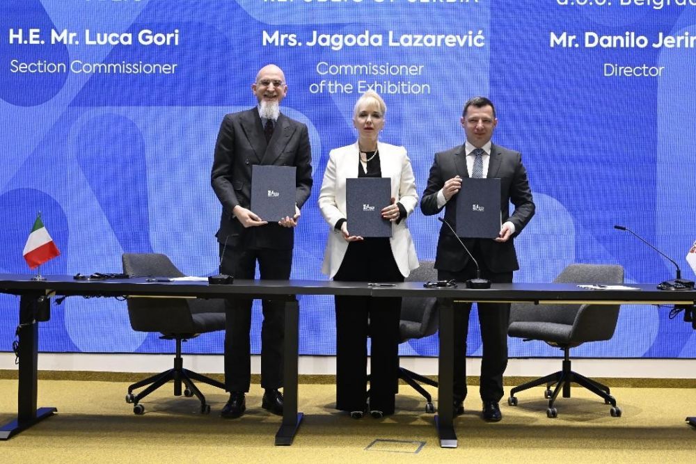 EXPO 2027 Belgrado: amb. Gori firmato contratto per Padiglione Italiano