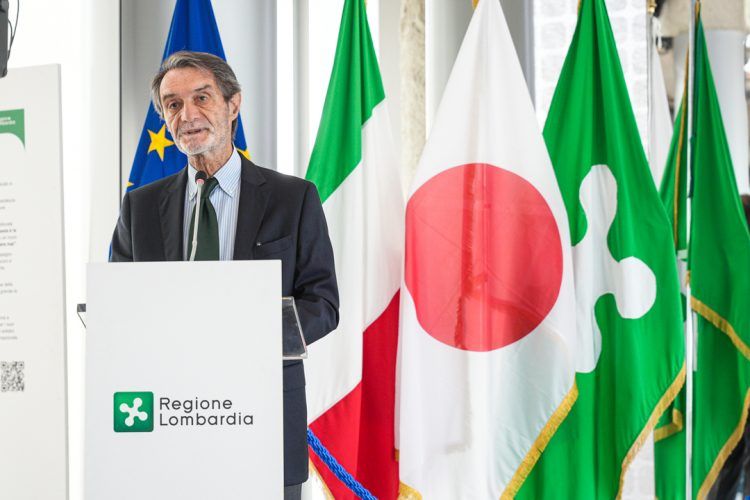 Il presidente Attilio Fontana