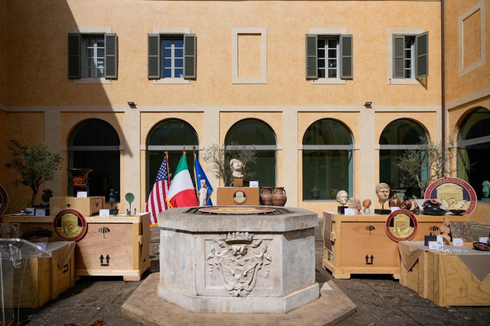 Presentati a Roma 337 beni culturali rimpatriati dagli USA - Foto &copy; Ministero della Cultura