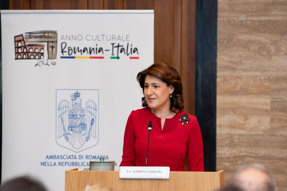 amb. Gabriela Dancău in apertura delle Conferenza