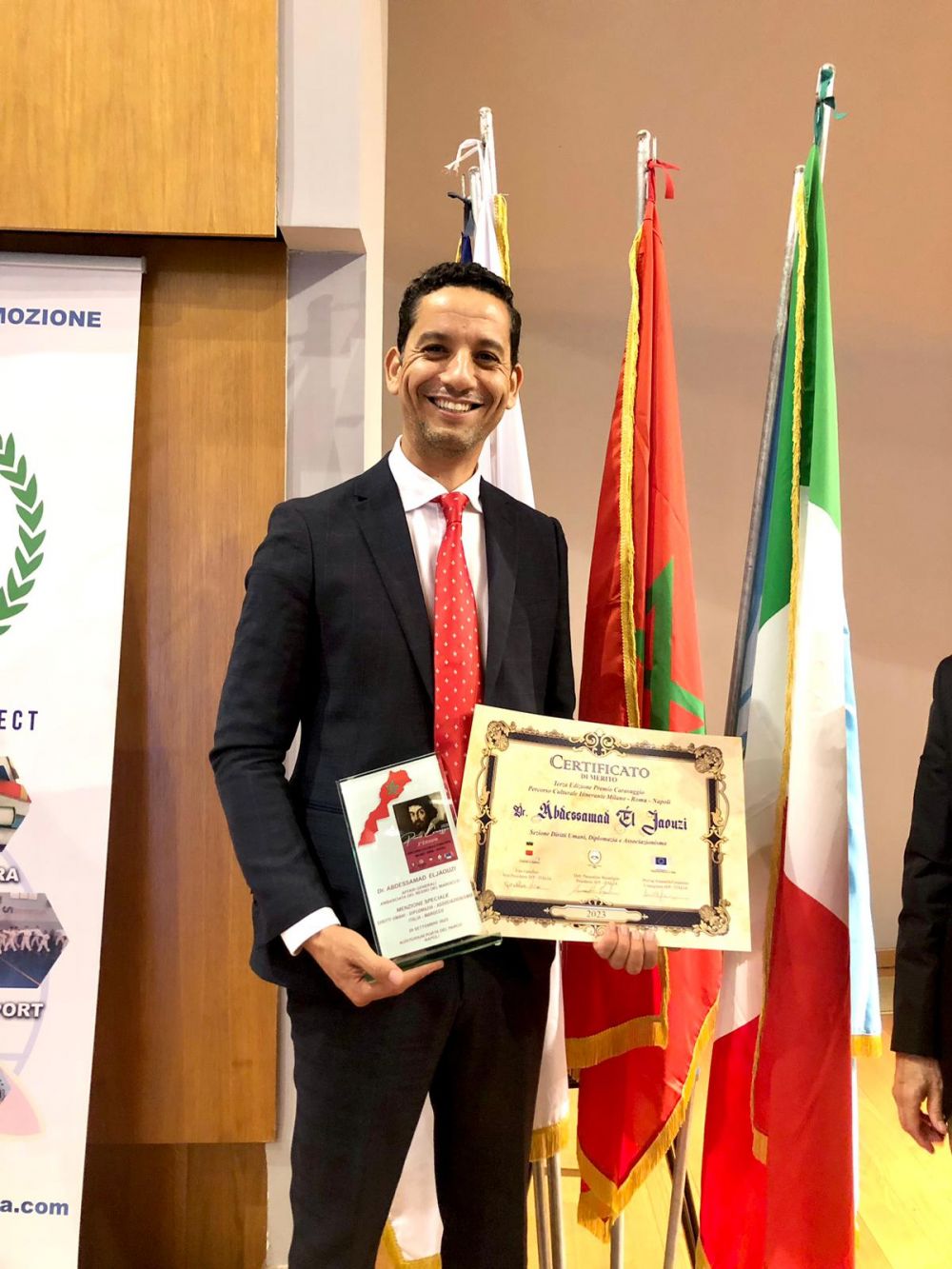 Abdessamad El Jaouzi, addetto alla comunicazione e ufficio stampa dell'ambasciata del Regno del Marocco