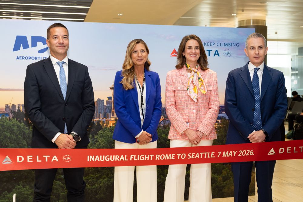 Fiumicino: anche Delta inaugura volo diretto Roma-Seattle - foto: Adr