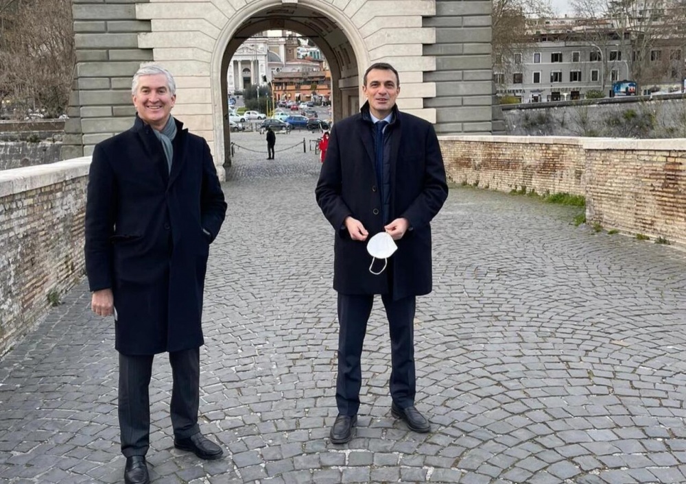 Francesco Genuardi e Fabrizio Di Michele (Facebook Consolato Generale italiano di New York)