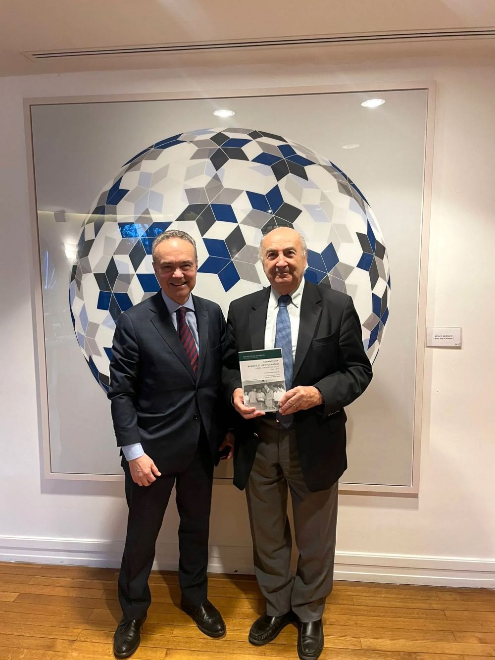 Gli ambasciatore Stefano Baldi e Gaetano Cortese