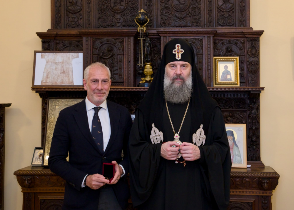 Georgia: amb. D'Antuono ricevuto da Patriarca di Georgia, Shio III - foto: Ambasciata