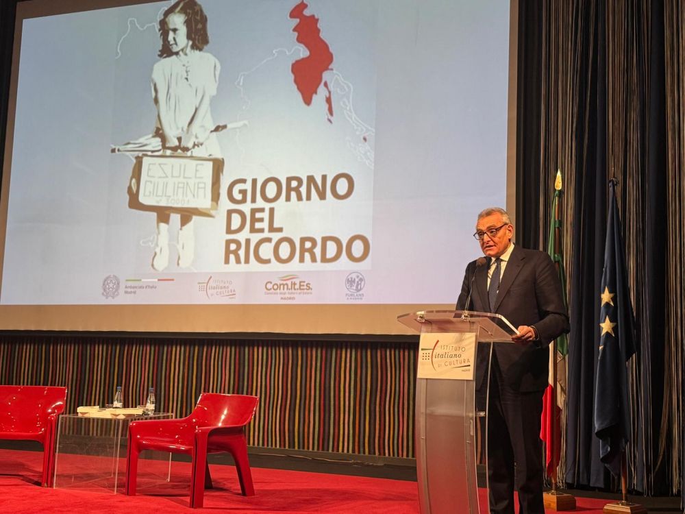 Amb. Buccino Grimaldi e sen. Menia a commemorazione Giorno del Ricordo - foto: Ambasciata