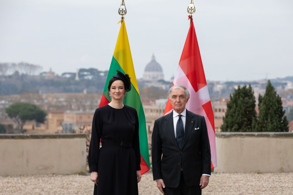 Lituania e Ordine Malta: incontro tra Primo Ministro Ruginienė e Gran Cancelliere - foto: SMOM
