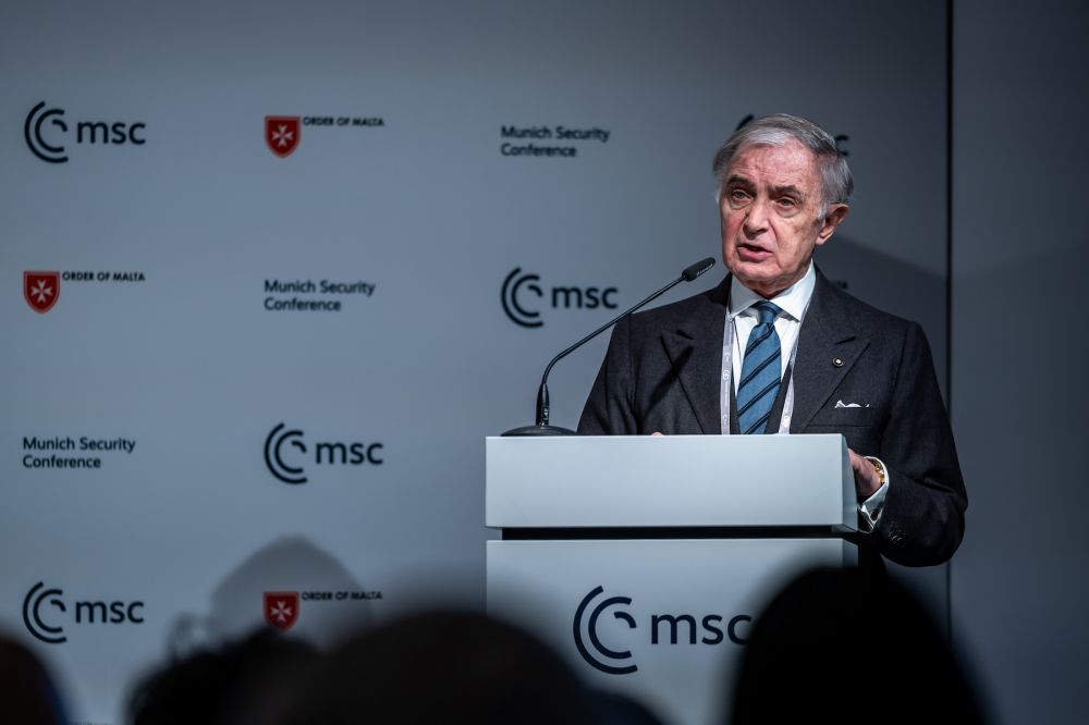 Ordine Malta a Conferenza Sicurezza Monaco: Gran Cancelliere Riccardo Patern&ograve; di Montecupo - foto SMOM