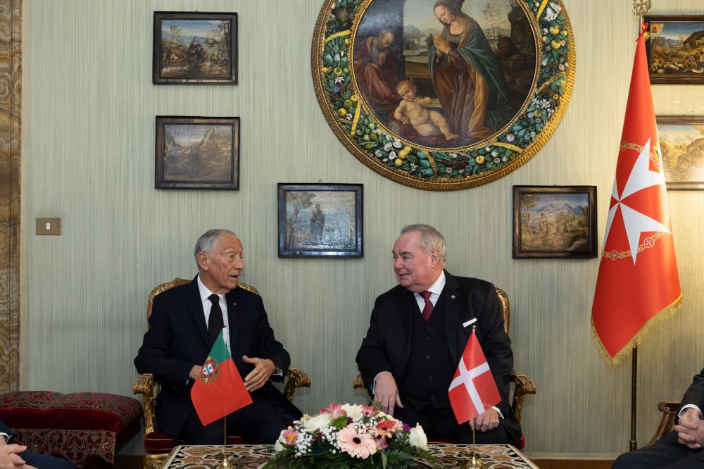 Visita del Presidente della Repubblica Portoghese al Gran Maestro dell'Ordine di Malta - foto: SMOM