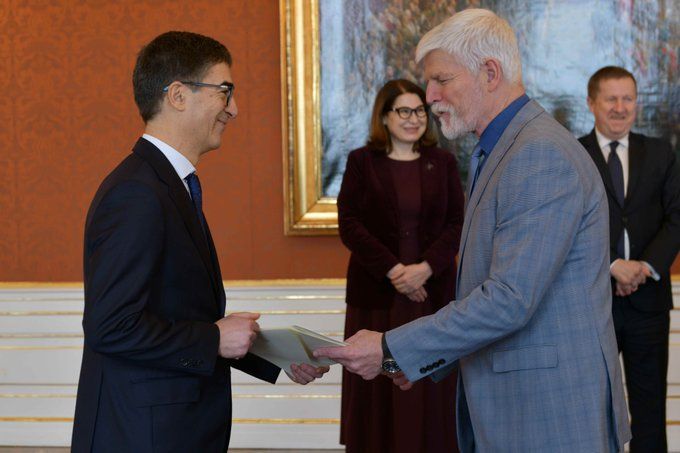 Rep. Ceca: amb. Gaudiano presenta credenziali al presidente Petr Pavel - foto: Ambasciata