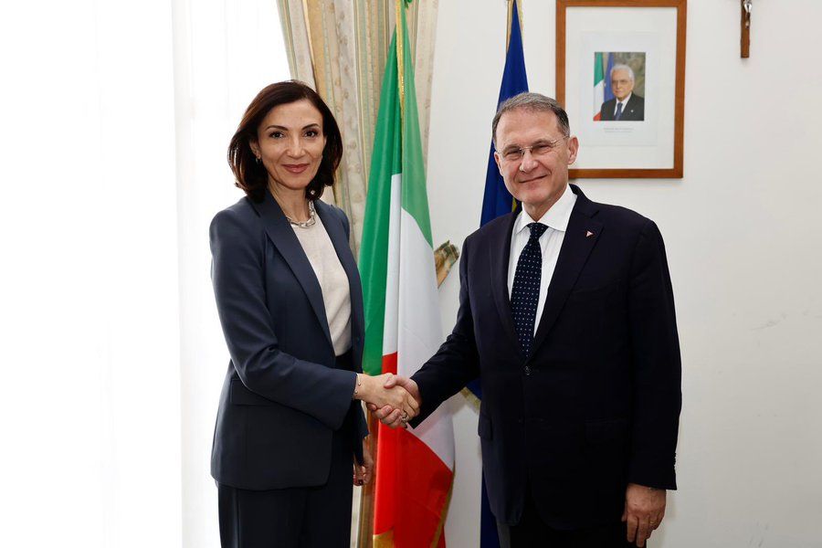 L'amb. Liluashvili e il viceministro Cirielli