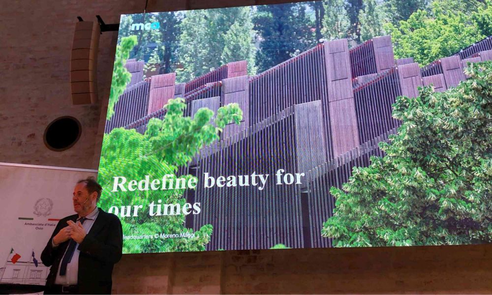 Norvegia: ambasciata, Italian Design Day 2026 a Oslo, seminario arch. Cucinella