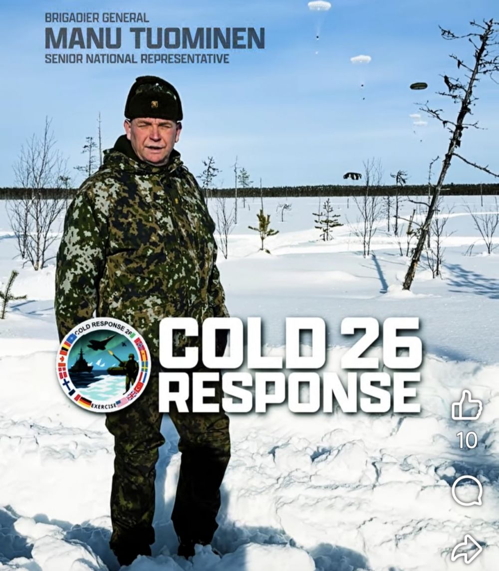 NATO: esercitazione Cold Response26, NATO con Italia in Finlandia