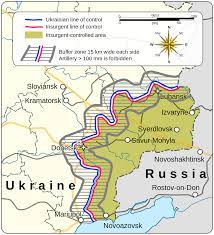 La mappa secondo il Protocollo di Minsk