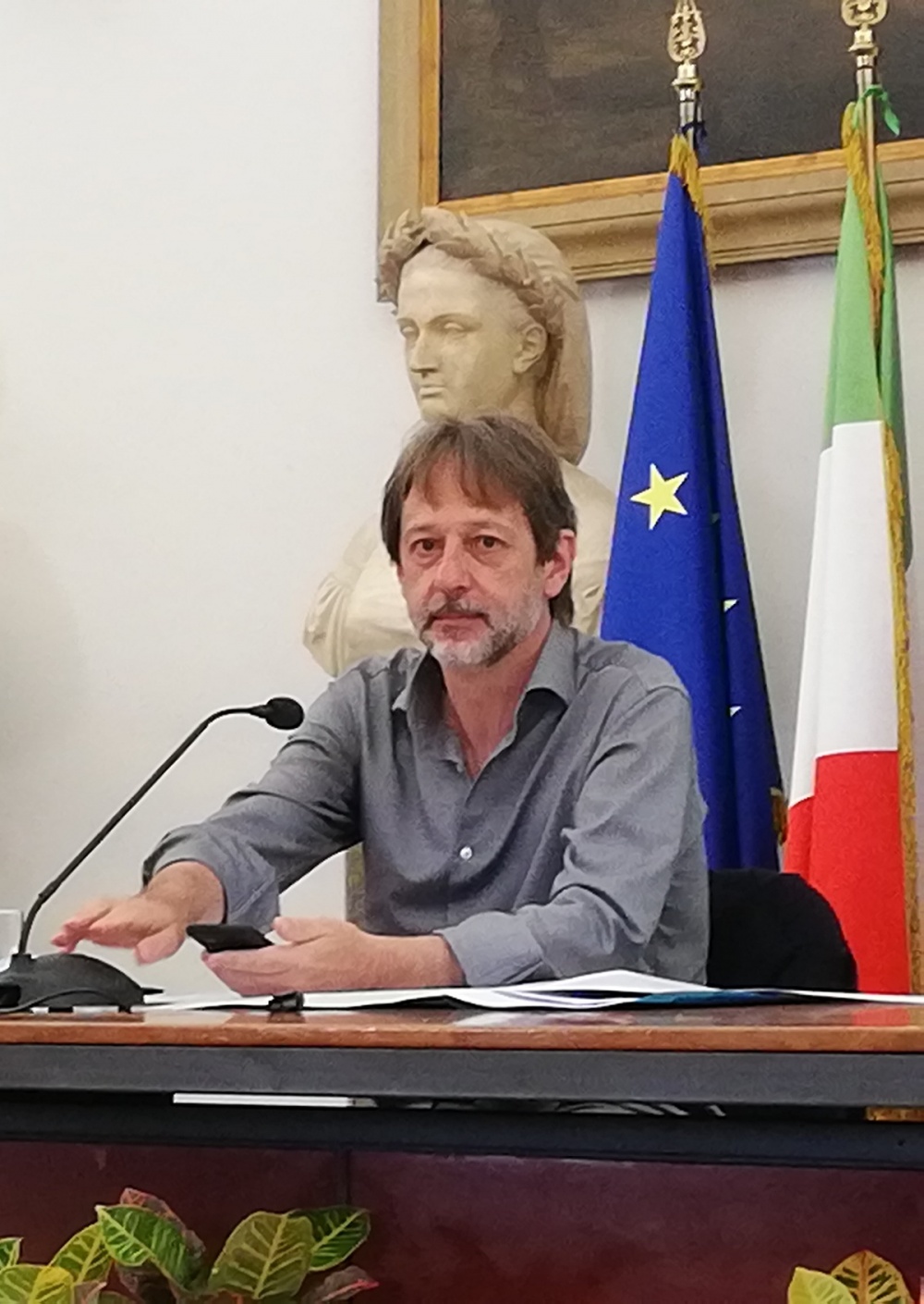 Il vicesindaco di Roma, ed assessore alla cultura, Luca Bergamo - foto G. Nitti
