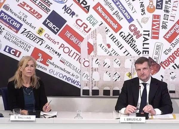 Patricia Thomas e amb. Ihor Brusylo