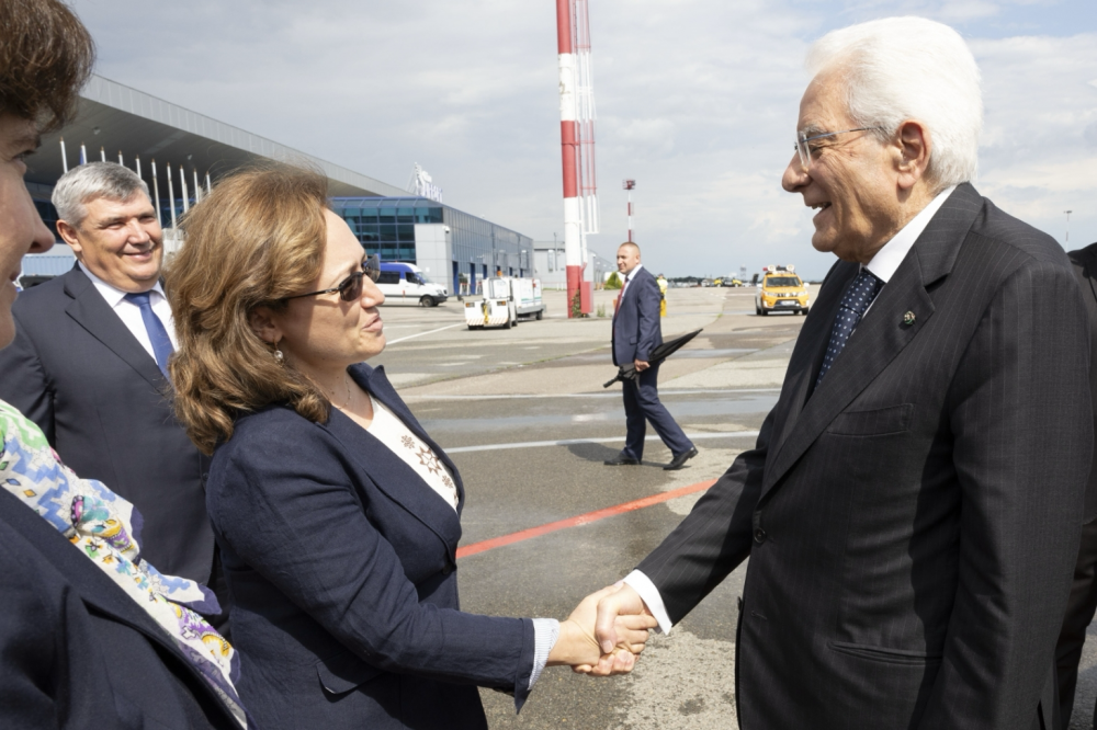 L’arrivo di Mattarella a Chișinău - Foto Quirinale