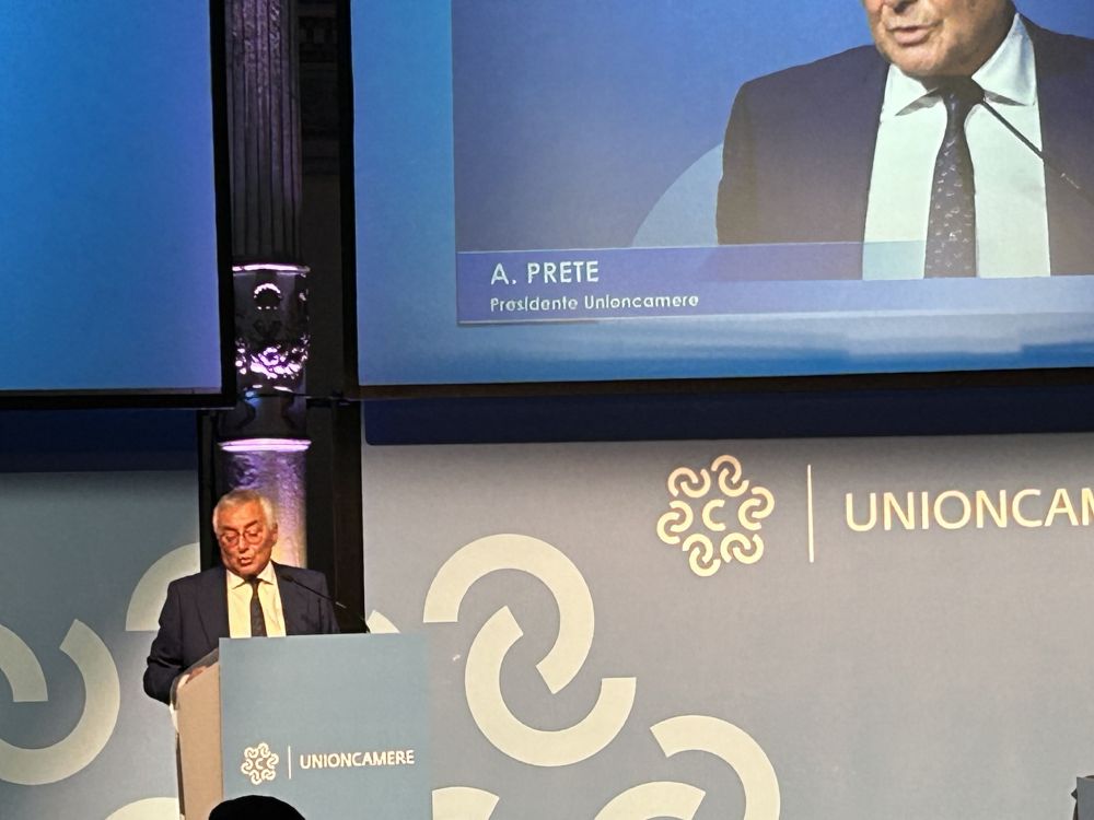 Andrea Prete, riconfermato presidente di Unioncamere