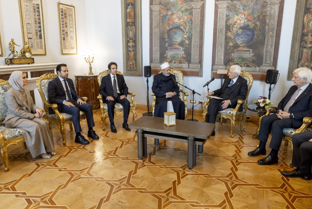 Mattarella riceve Imam Ahmed Al-Tayeb