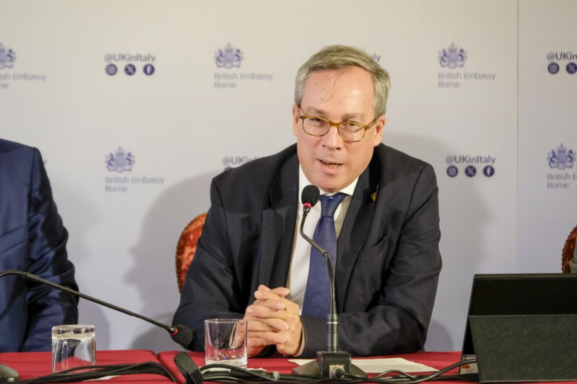 L&rsquo;amb. Ed Llewellyn - foto: Ambasciata