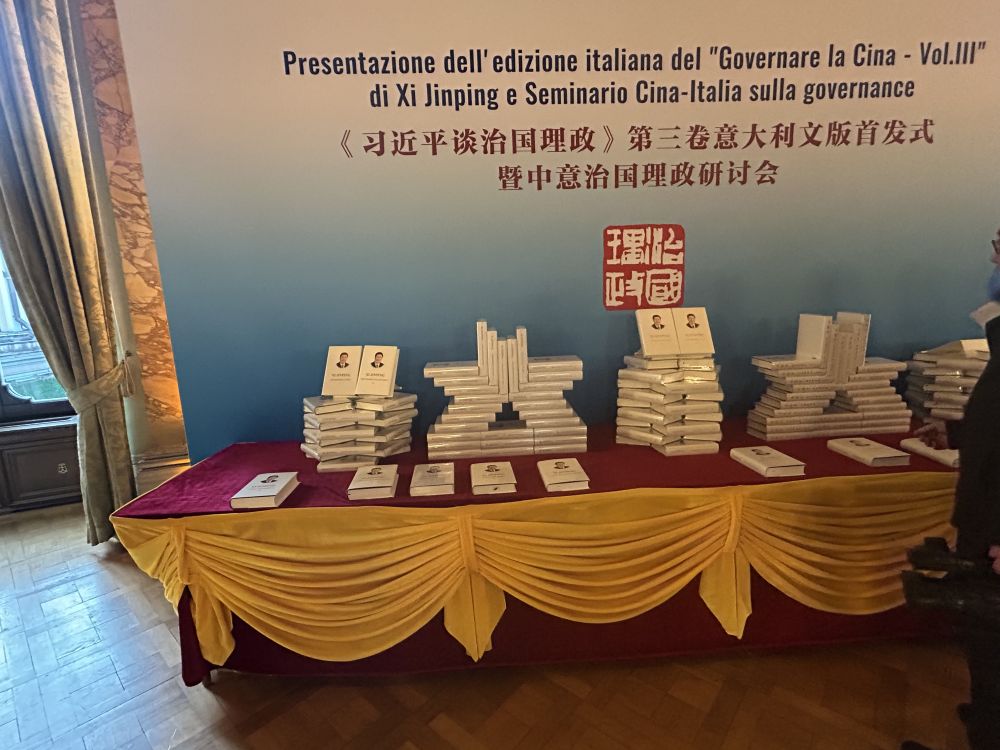 Cina: ambasciata presenta 3° volume di “Governare la Cina" di Xi Jinping