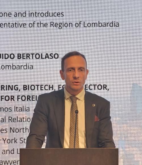 Massimiliano Fedriga alla NIAF - foto: ARC