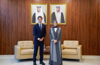 Amb. Toschi con Ministro Lolwah Al Khater