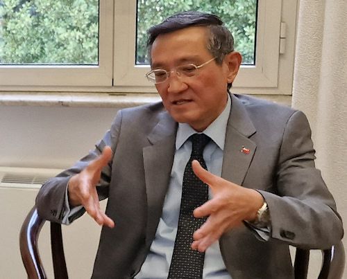 Amb. Vincent Y.C. Tsai - foto: GIORNALE DIPLOMATICO