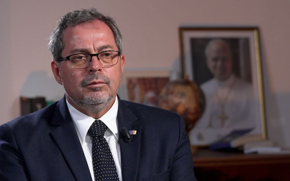 L'ambasciatore dell'Ucraina presso la Santa Sede, Andrii Yurash - foto: EWTN Noticias