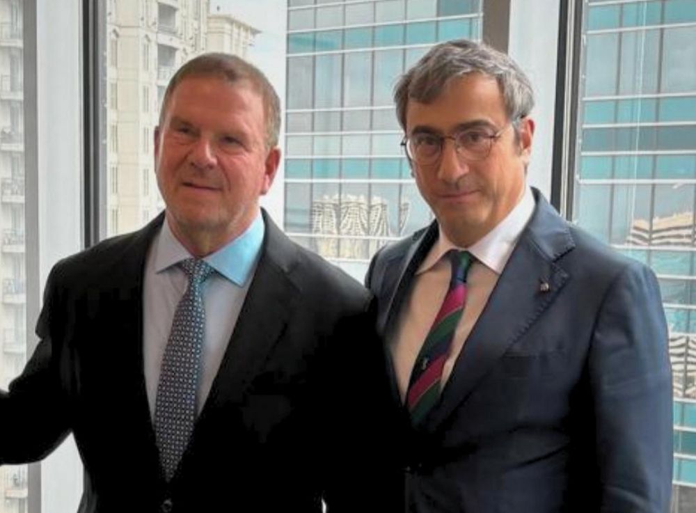 Gli ambasciatori Fertitta e Peronaci - Foto: Ambasciata