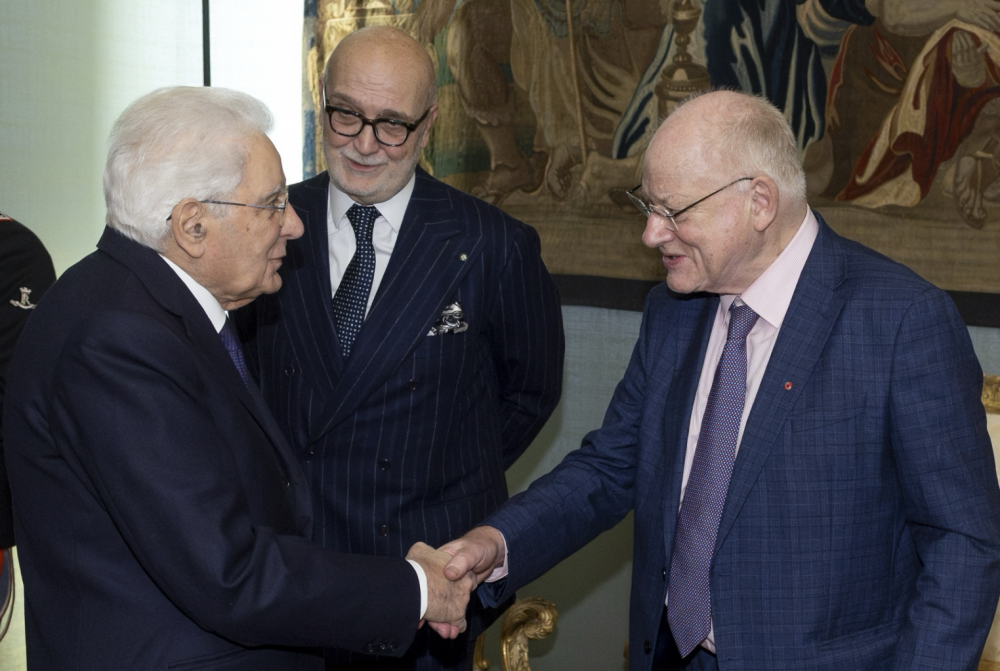 Mattarella riceve partecipanti a Seminario di Venezia Stampa Britannica - foto: Quirinale