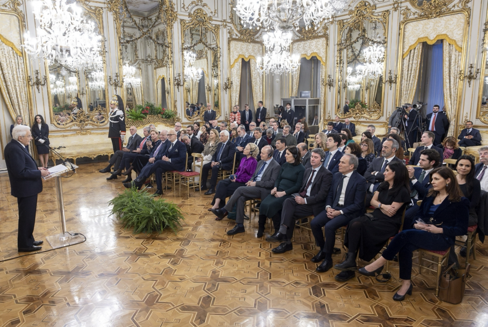 Mattarella riceve partecipanti a Seminario di Venezia Stampa Britannica - foto: Quirinale