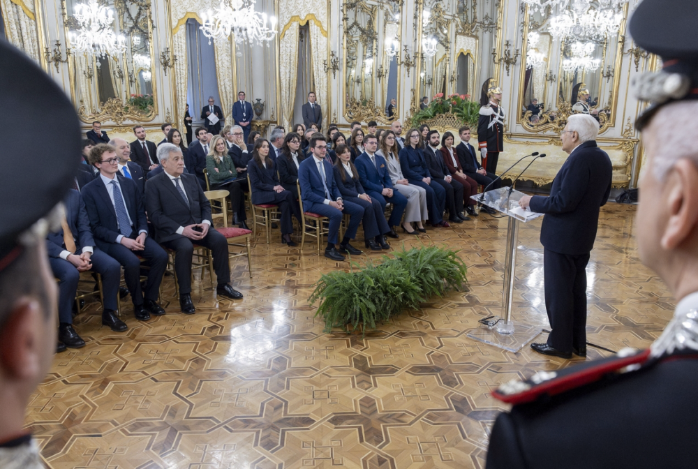 Mattarella riceve vincitori concorso per Segretari di Legazione